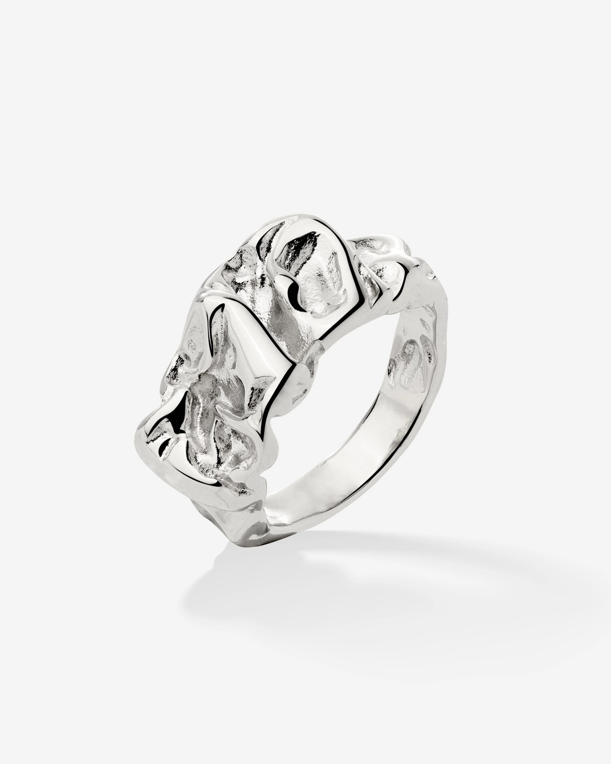 LUAMAYA Crinkled Ring