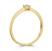 Lovebird Damenring mit Brillant 0,10 ct. Gelbgold 585 LB310