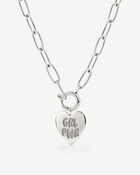 LUAMAYA Girl Power Oval Links Necklace