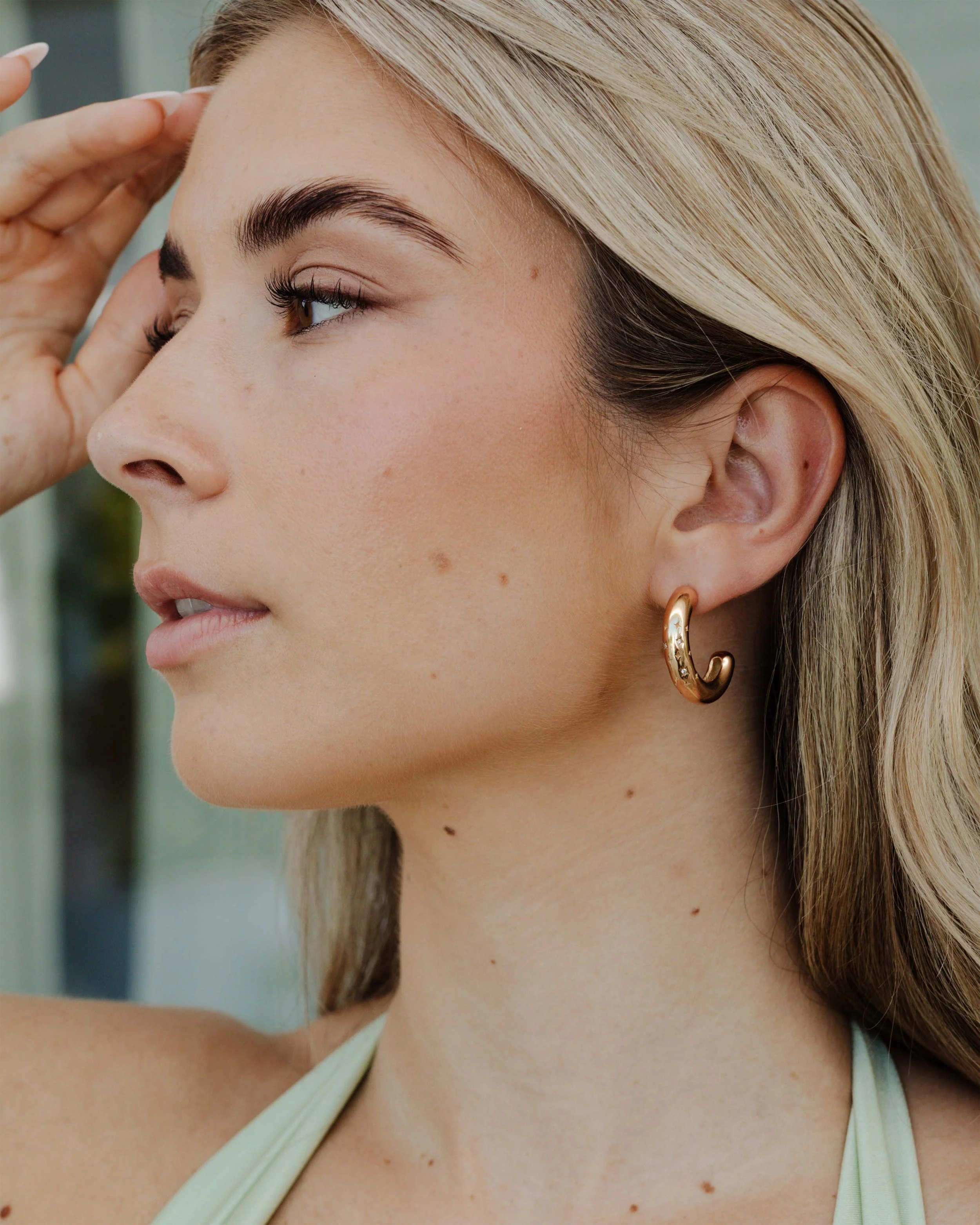 LUAMAYA Sea of Stars Hoop Studs