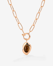 LUAMAYA Tiger's Eye Oval Links Necklace