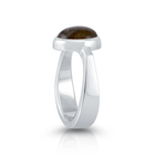 Ring aus Sterlingsilber mit wunderschönem rundem Labradorit SR-4435