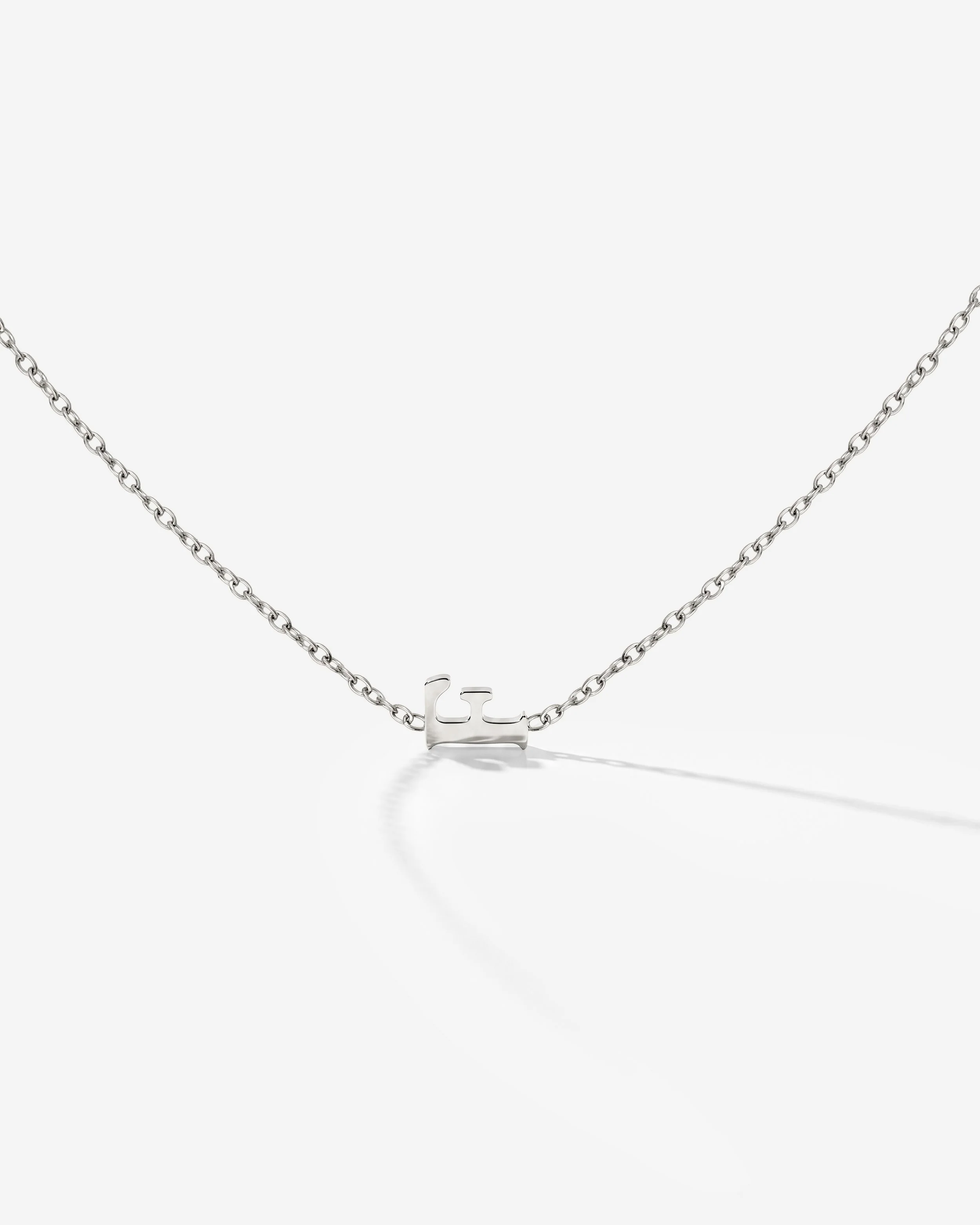 LUAMAYA Tiny Letter Necklace ABC