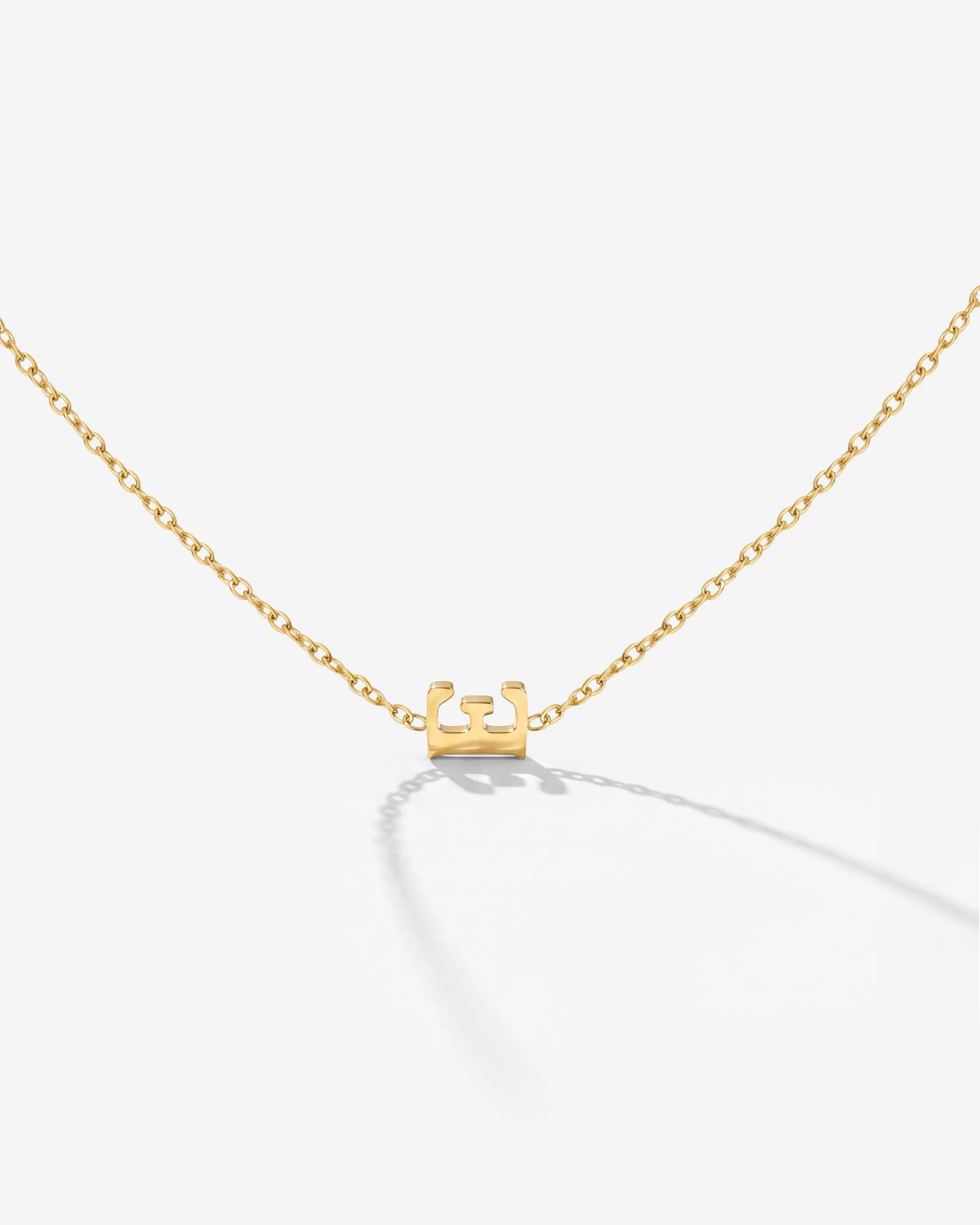 LUAMAYA Tiny Letter Necklace
