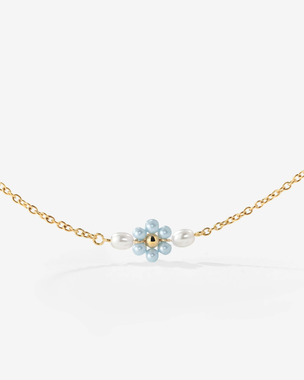 LUAMAYA Forever Blue Daisy Necklace