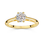 Lovebird Damenring mit Lab Grown Brillant 1,00 ct. Gelbgold 585 LB716