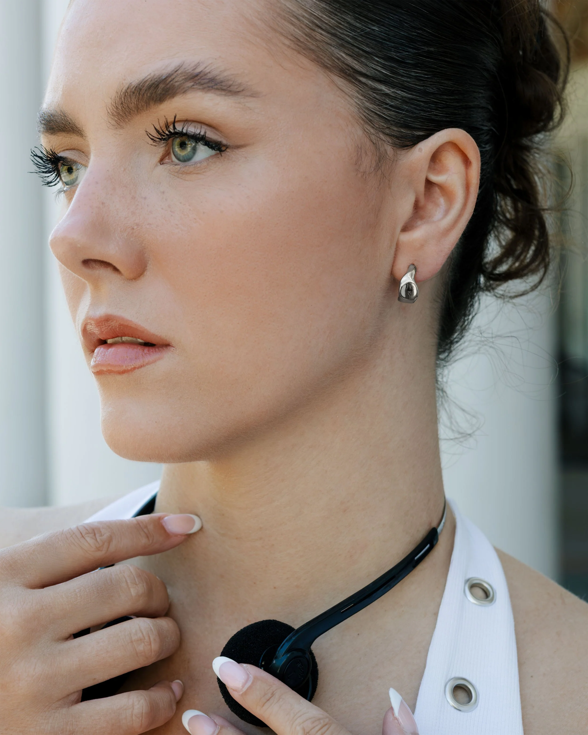 LUAMAYA Liquid Shape Studs Baby
