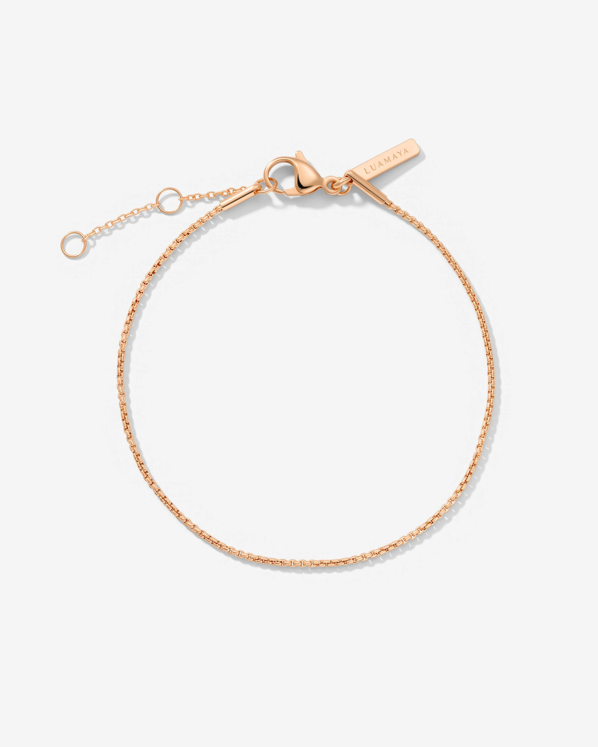 LUAMAYA Round Box Chain Bracelet
