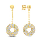 Ohrstecker Donut 110 Zirkonia Gold 585 57878
