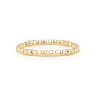 Ring aus Sterlingsilber mit Gelbgold plattiert RI-10070GP