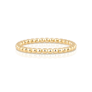 Ring aus Sterlingsilber mit Gelbgold plattiert RI-10070GP