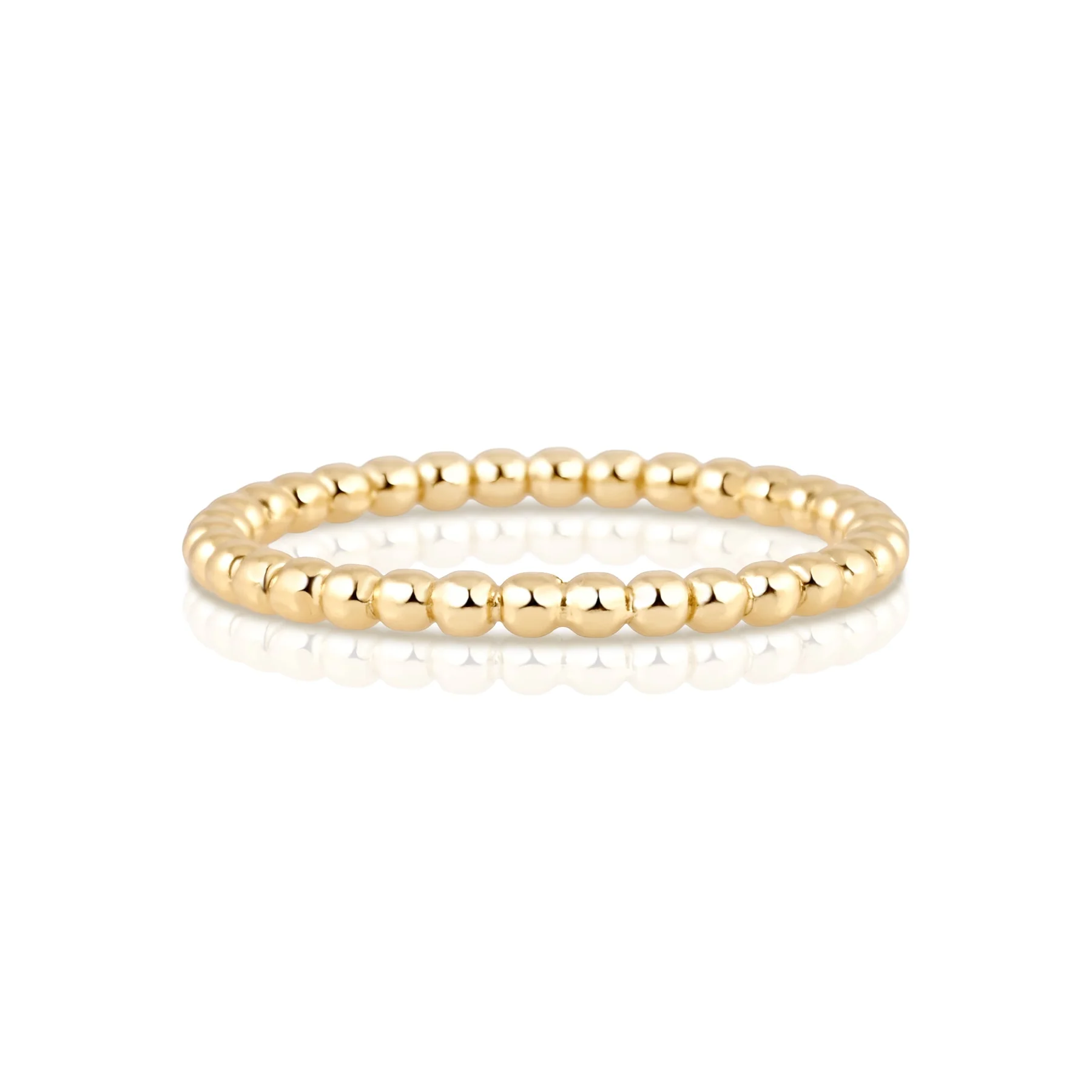 Ring aus Sterlingsilber mit Gelbgold plattiert RI-10070GP-48
