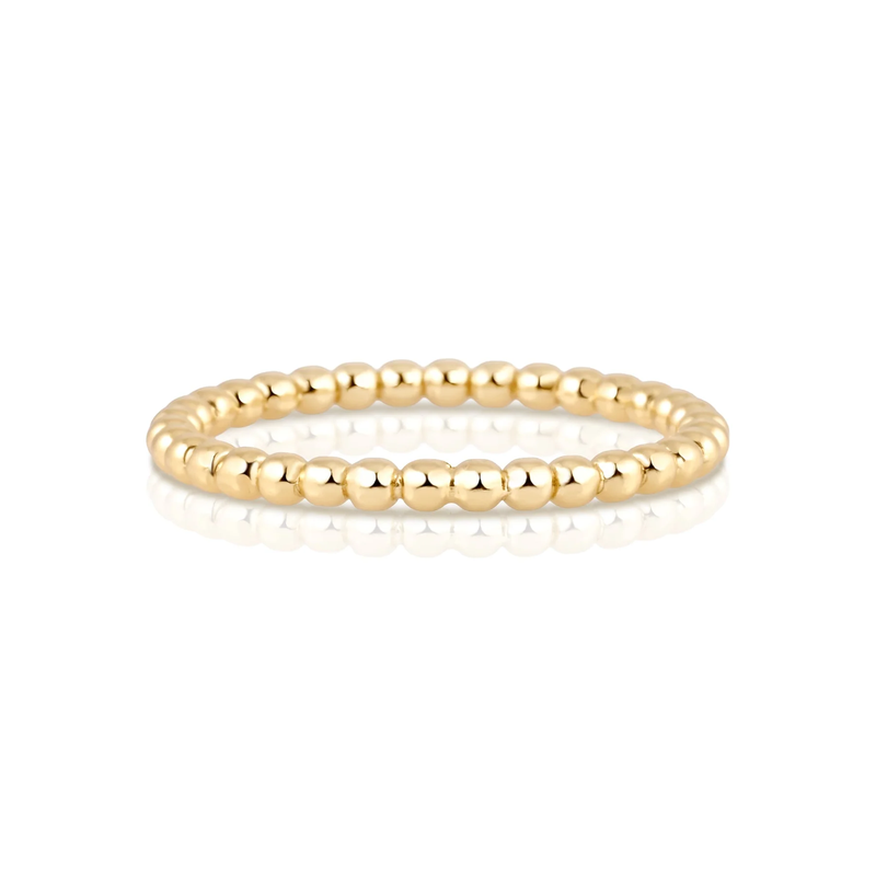 Ring aus Sterlingsilber mit Gelbgold plattiert RI-10070GP
