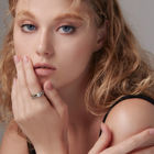 Bicolor Sterlingsilber Ring mit Kühen, Edelweiss, Matterhorn und Tannen RG-7012-1