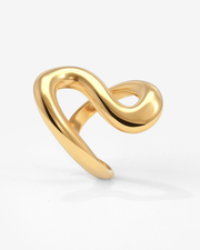 LUAMAYA Coiled Ring Gold