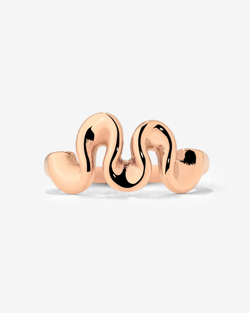 LUAMAYA Swirl Ring Gold