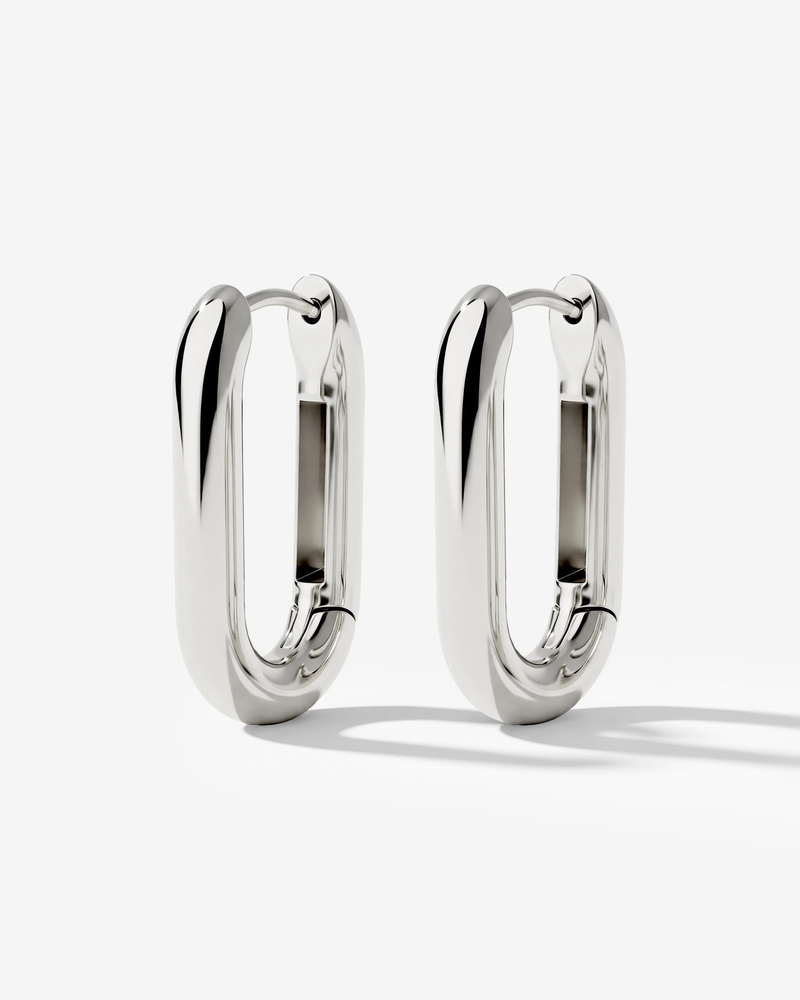LUAMAYA Chunky Oval Hoops Small