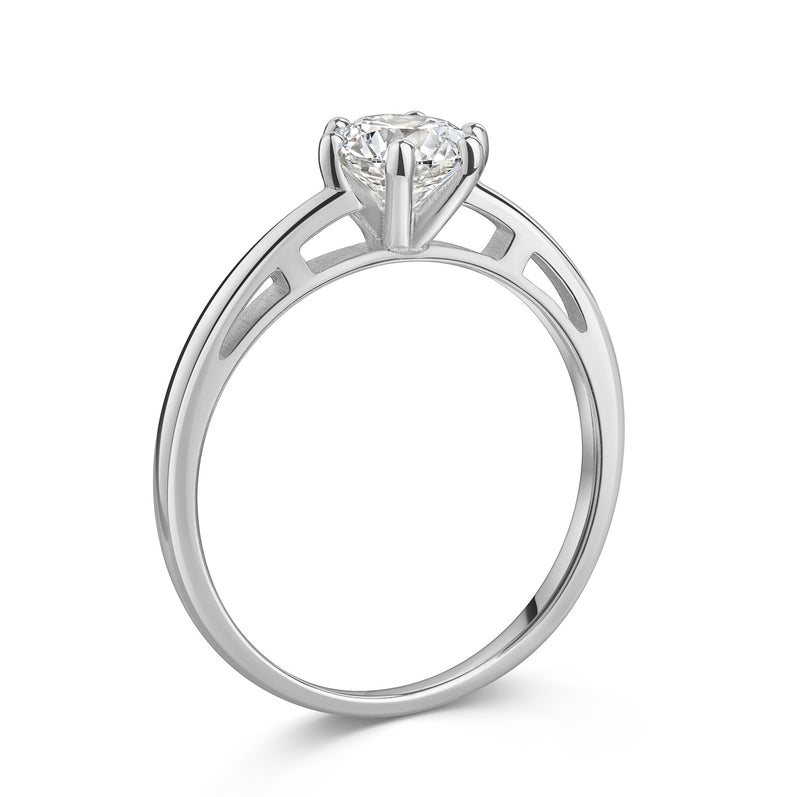 Lovebird Damenring mit Lab Grown Brillant 1,00 ct. Weißgold 585  LB717