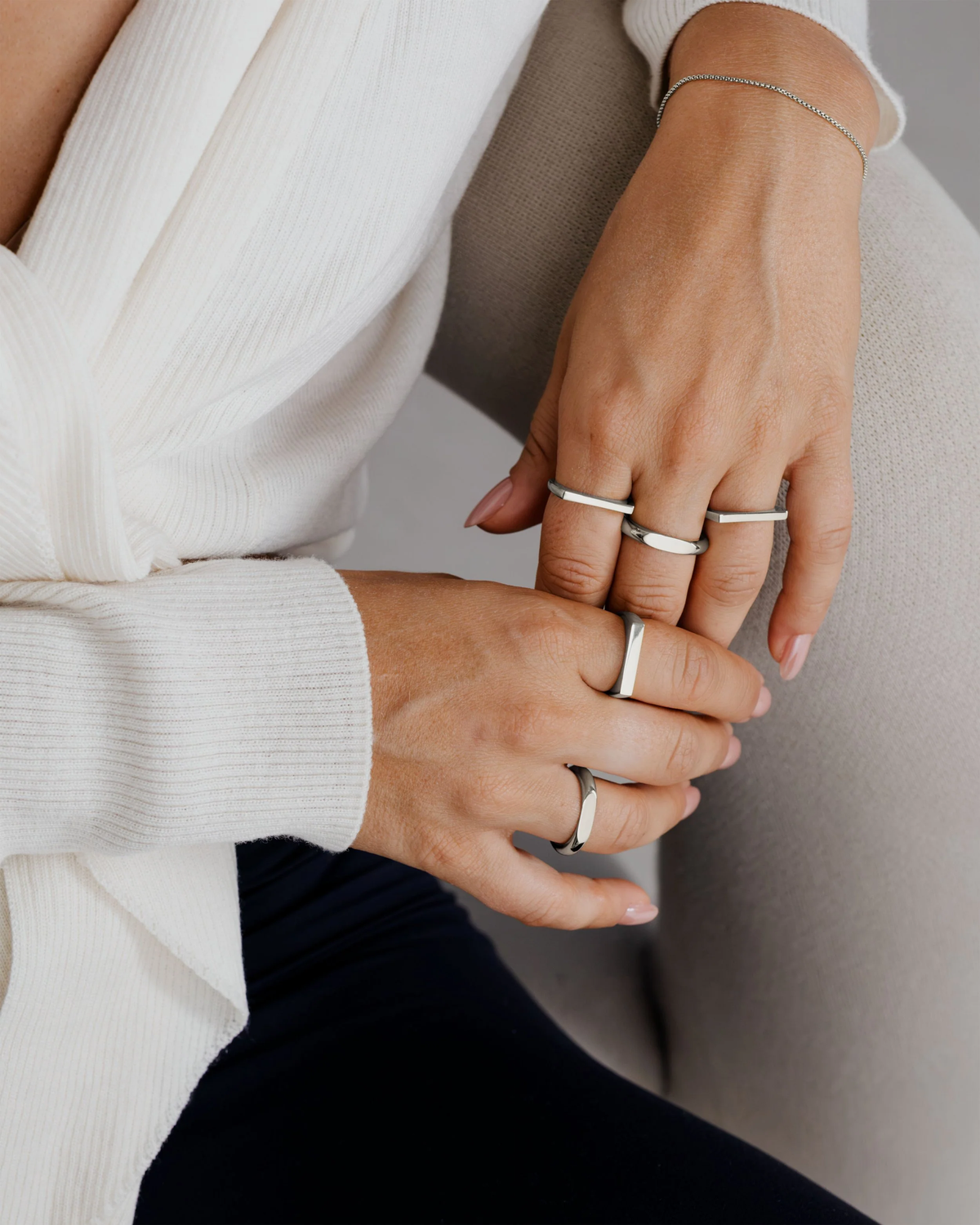 LUAMAYA Slim Edge Ring