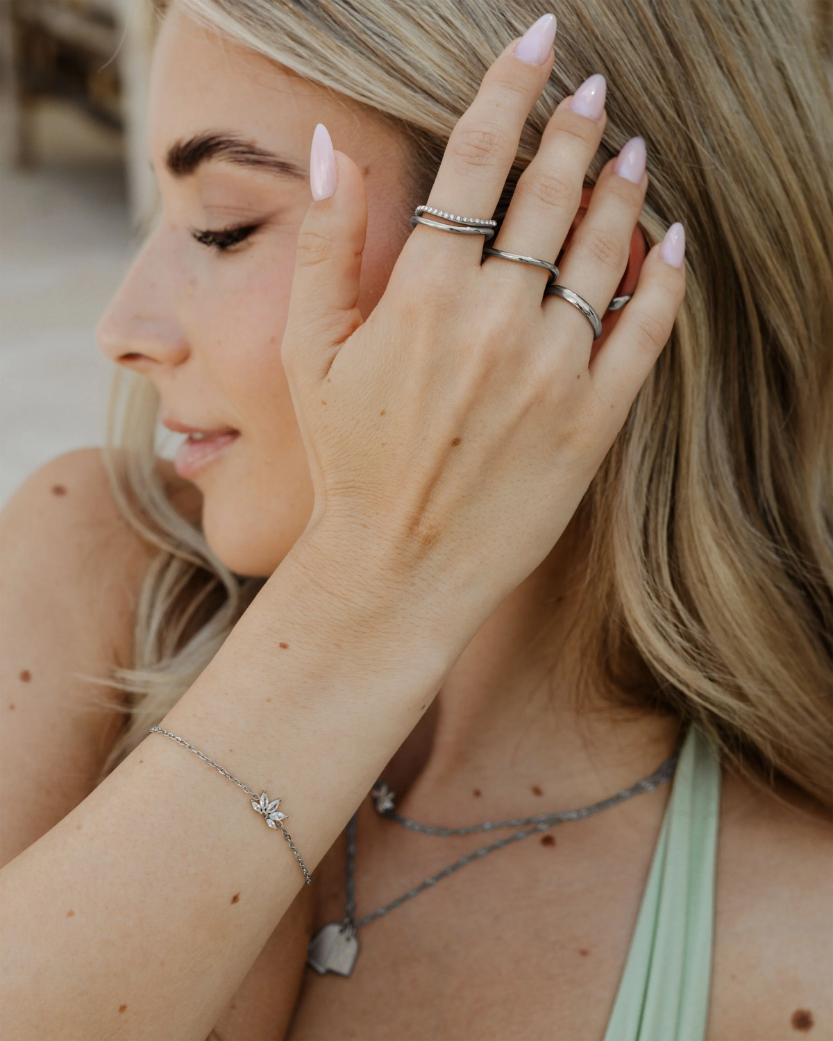 LUAMAYA Glowing Lotus Bracelet