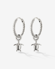 LUAMAYA Sea Turtle Twisted Hoop Set Small