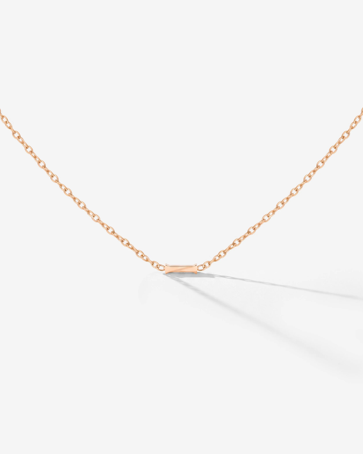 LUAMAYA Tiny Letter Necklace