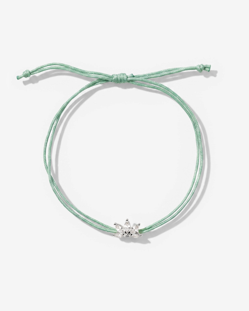 LUAMAYA Satin Lotus Bracelet