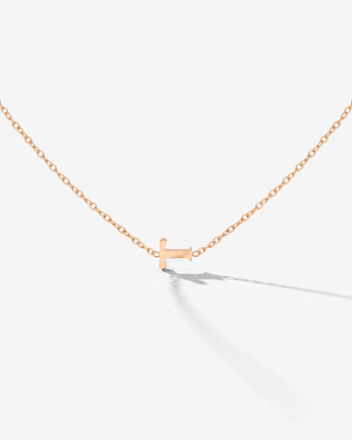 LUAMAYA Tiny Letter Necklace