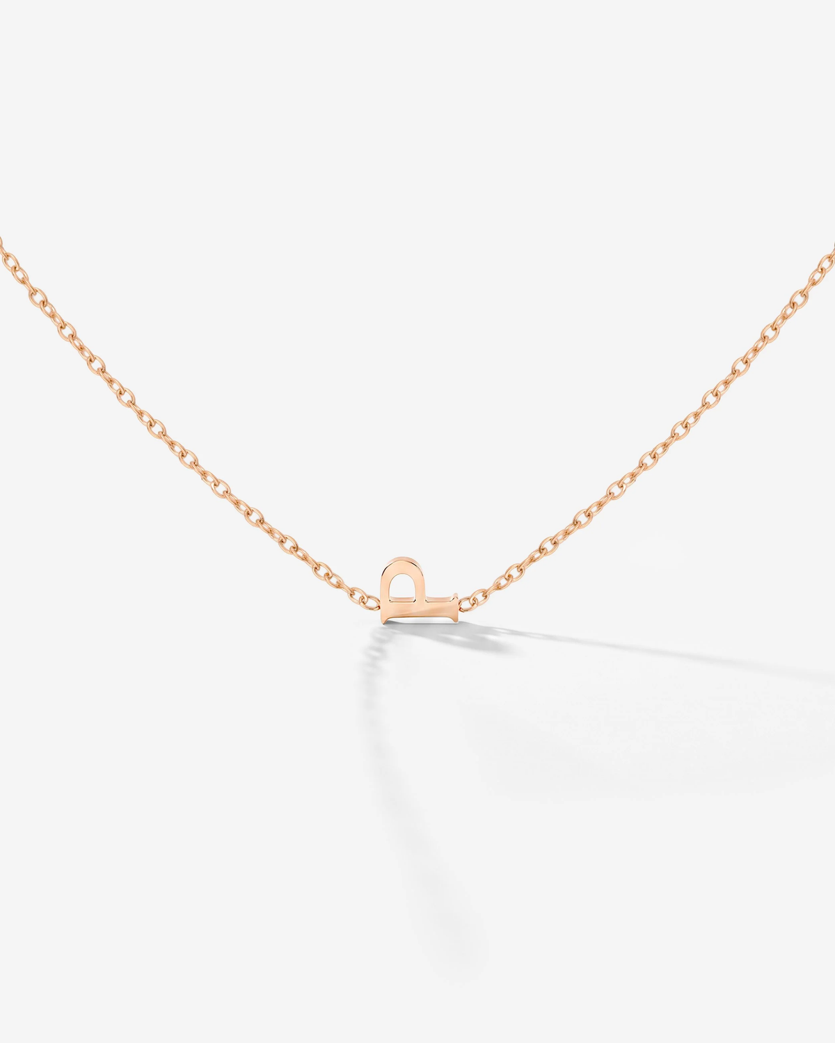 LUAMAYA Tiny Letter Necklace
