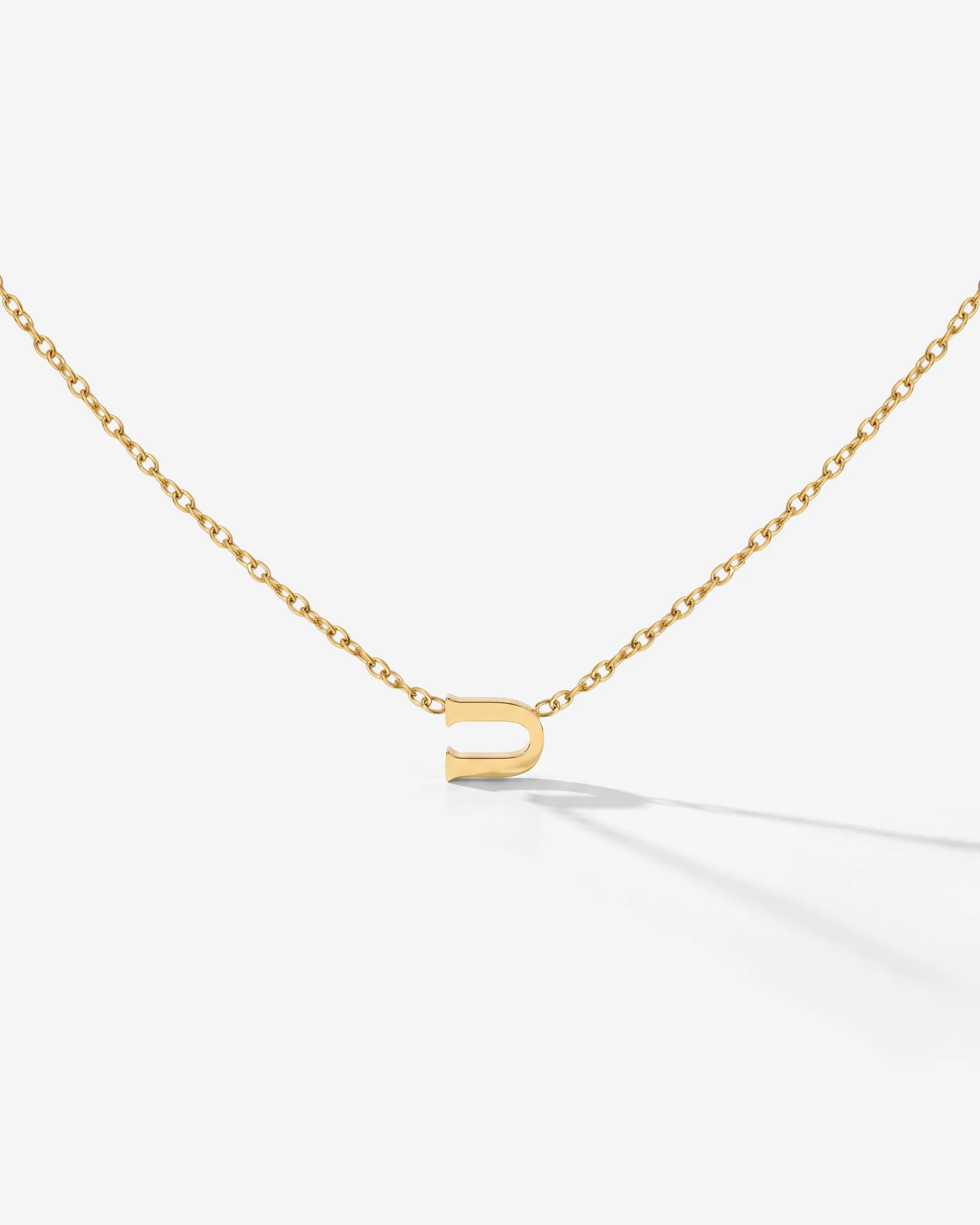 LUAMAYA Tiny Letter Necklace ABC