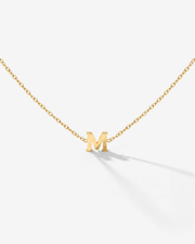 LUAMAYA Tiny Letter Necklace