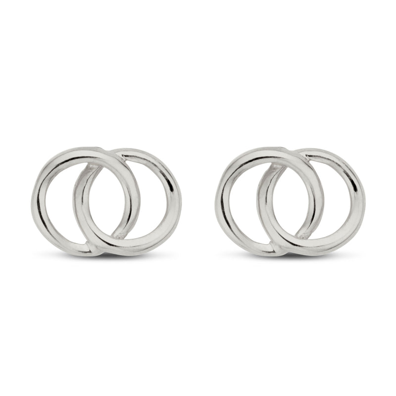 Ohrstecker Circles 4,5mm Weißgold 585 57435