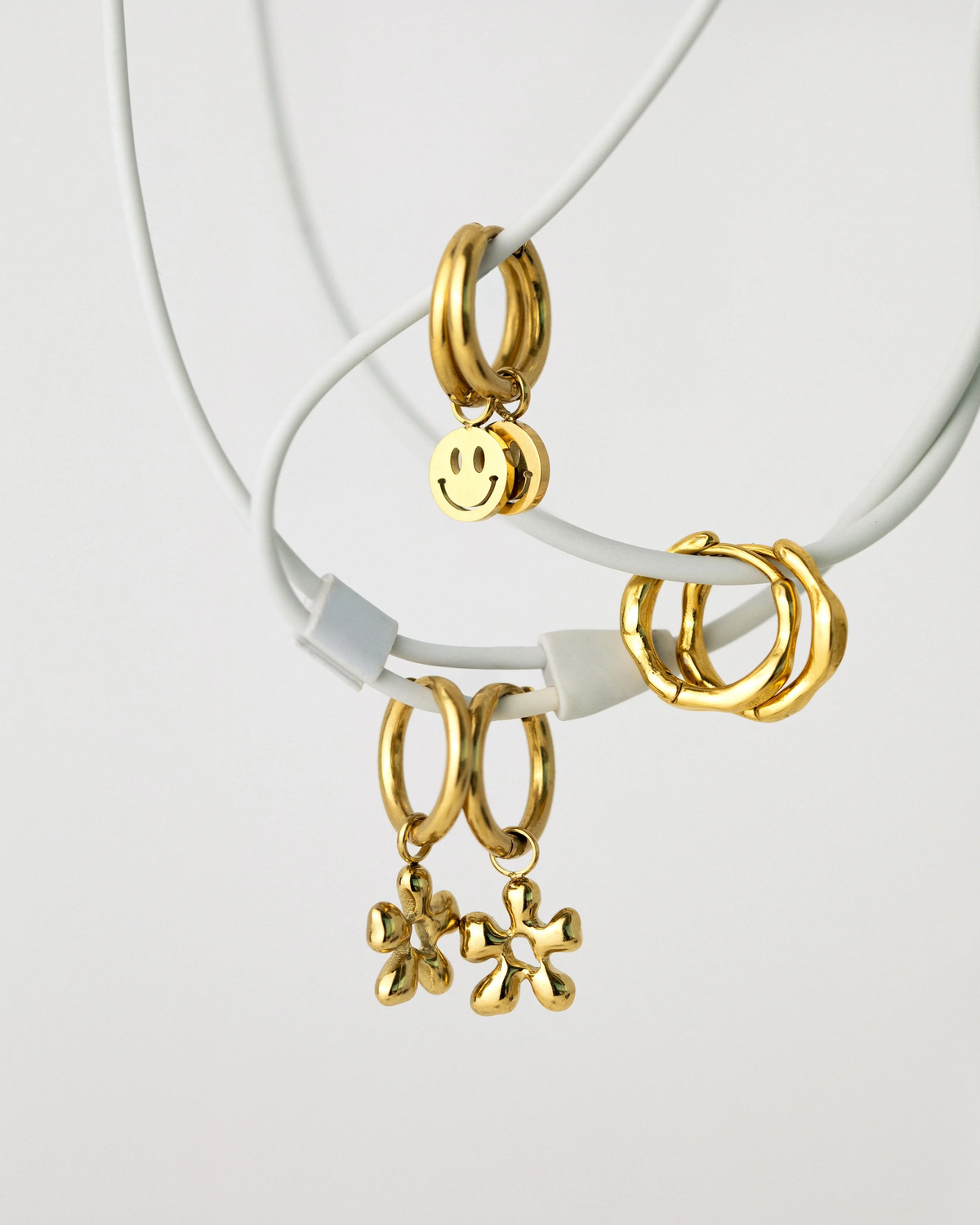 LUAMAYA Beaming Hoop Set Small