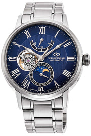 Orient Star Moon Phase Blau Navy RE-AY0103L00B