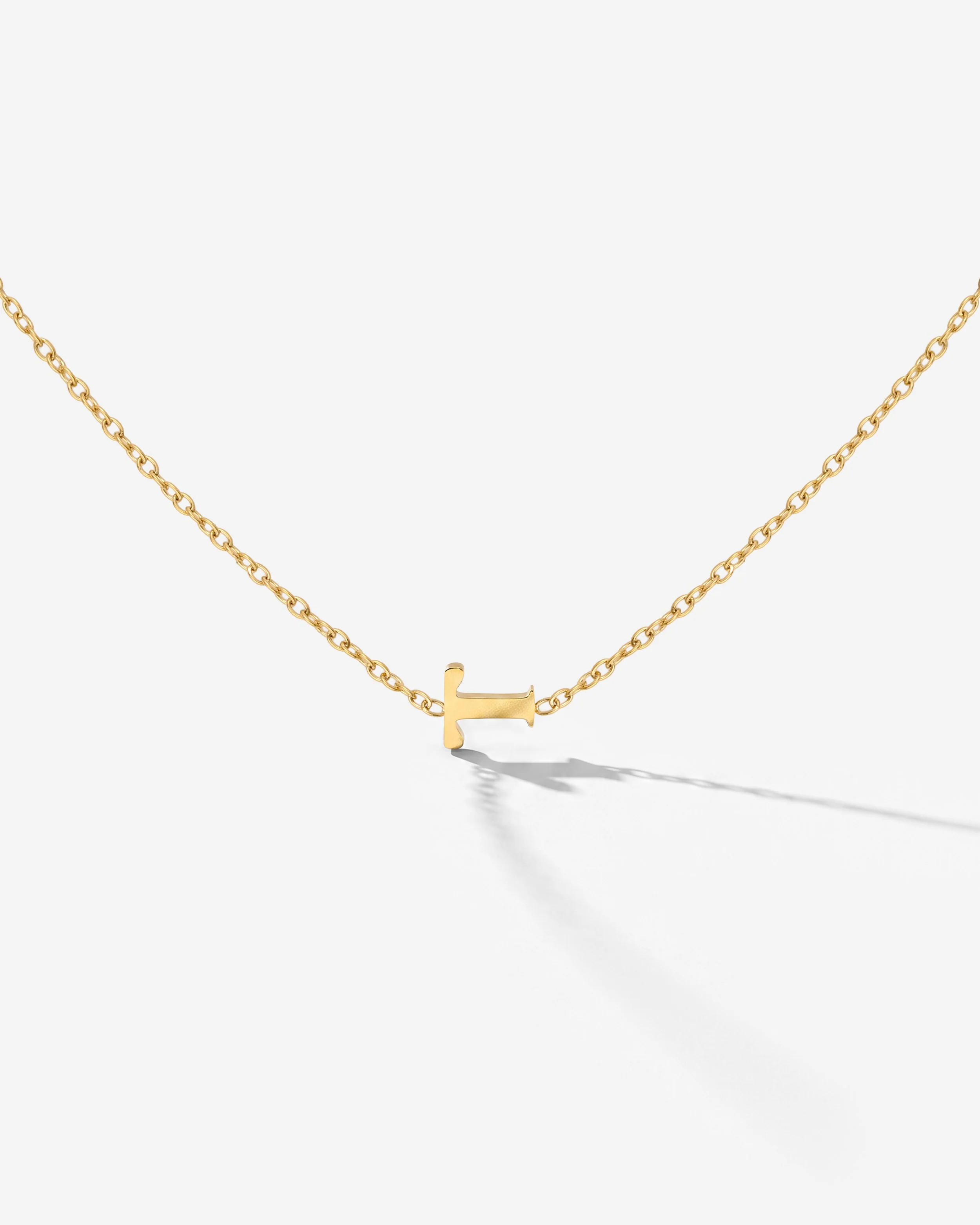 LUAMAYA Tiny Letter Necklace ABC