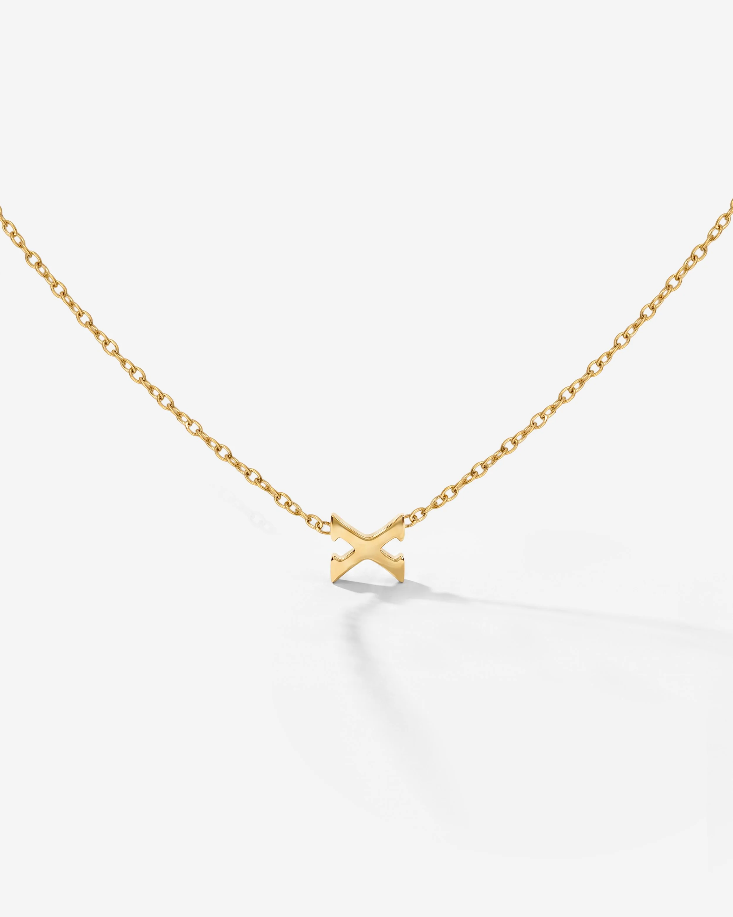 LUAMAYA Tiny Letter Necklace ABC