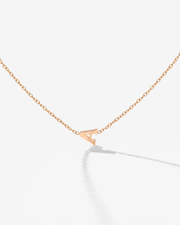 LUAMAYA Tiny Letter Necklace