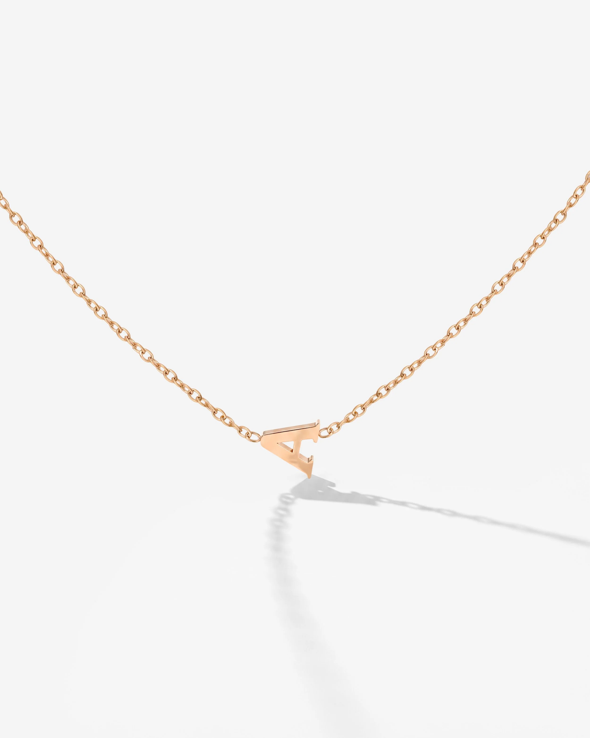 LUAMAYA Tiny Letter Necklace