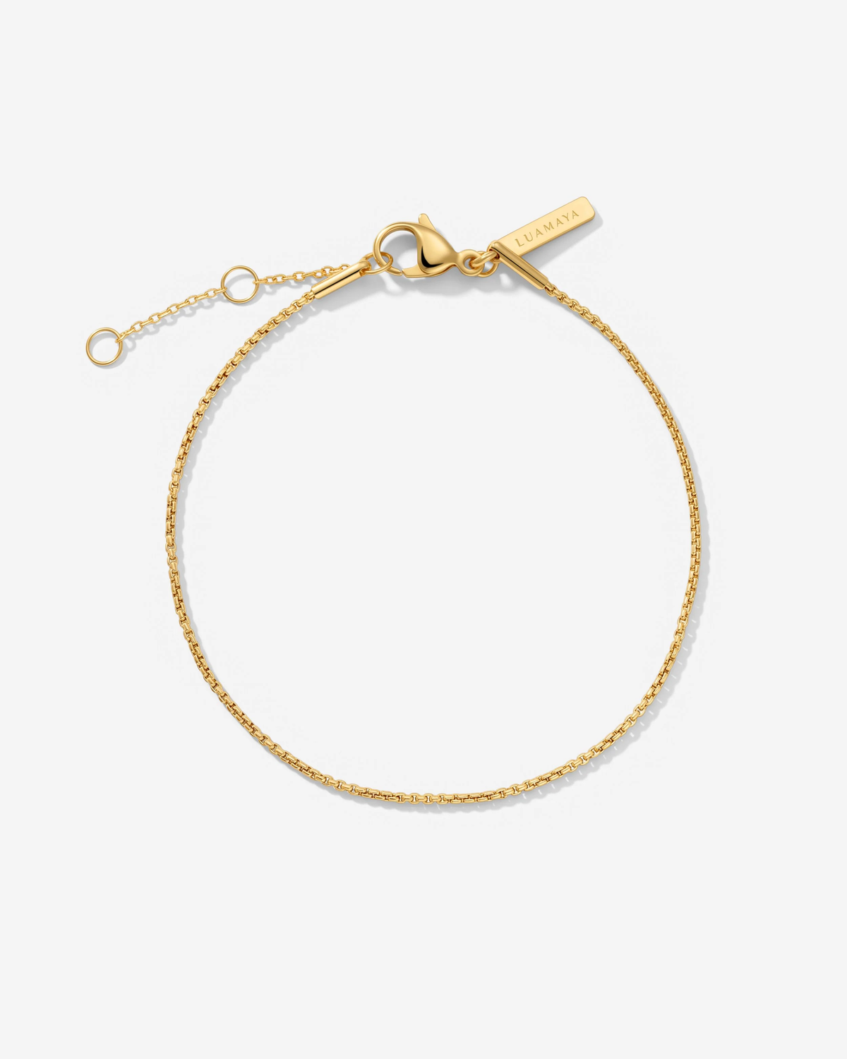 LUAMAYA Round Box Chain Bracelet