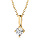 Lovebird Anhänger mit Lab Grown Brillant 0,20 ct. Gelbgold 585 LB728