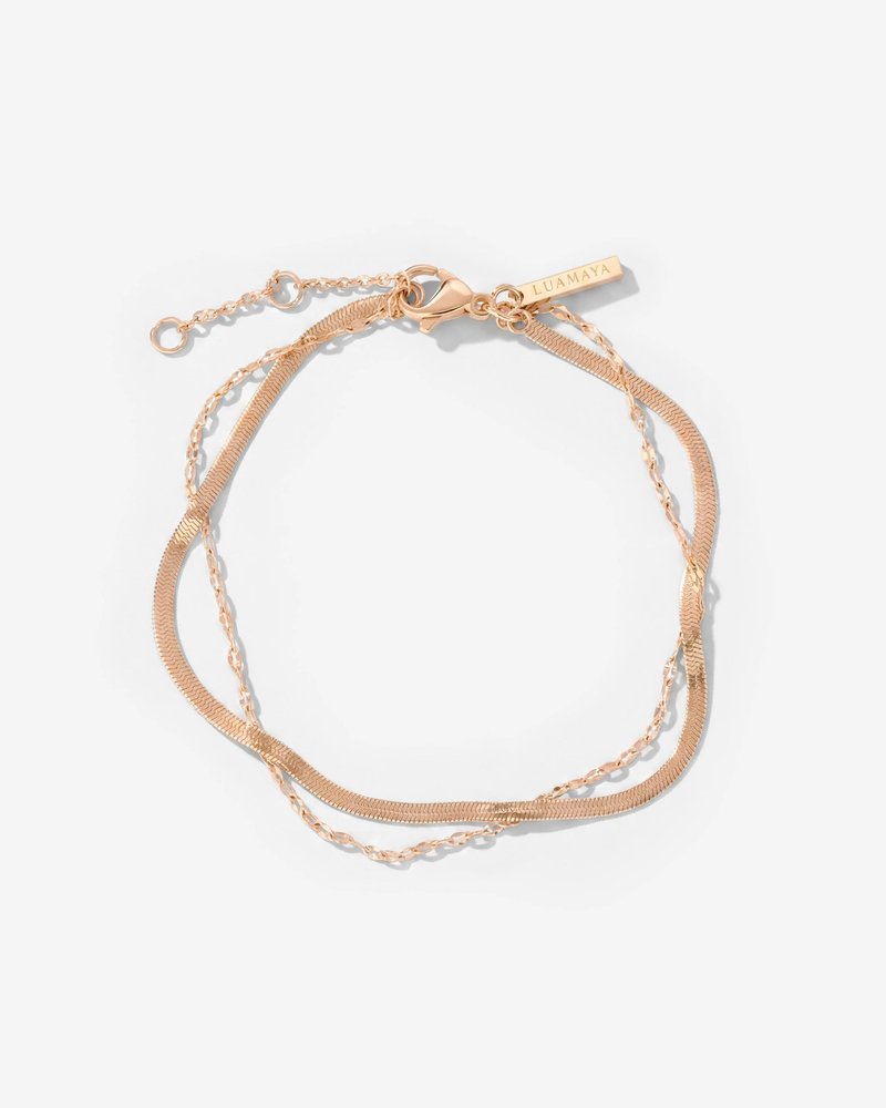 LUAMAYA Aligned Double Bracelet