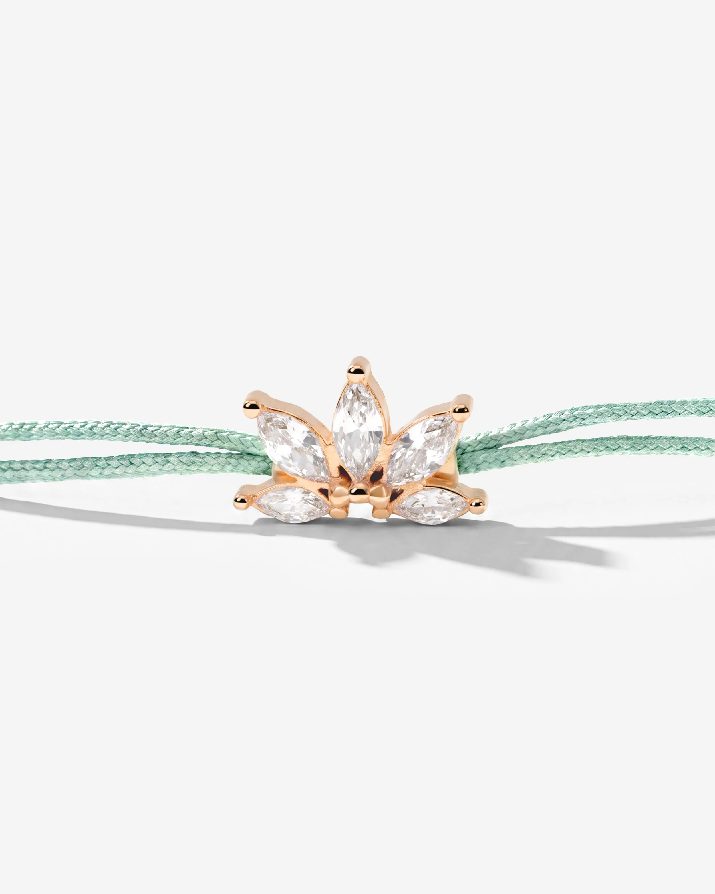 LUAMAYA Satin Lotus Bracelet