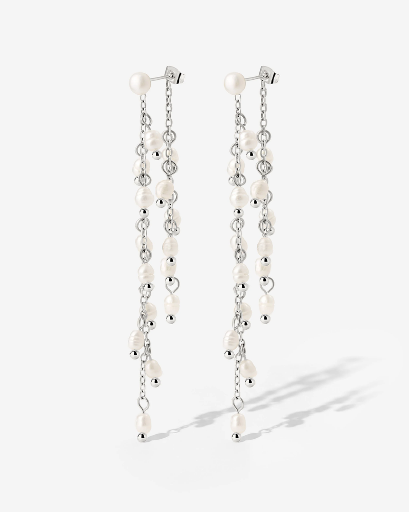 LUAMAYA Cascade Pearl Earrings