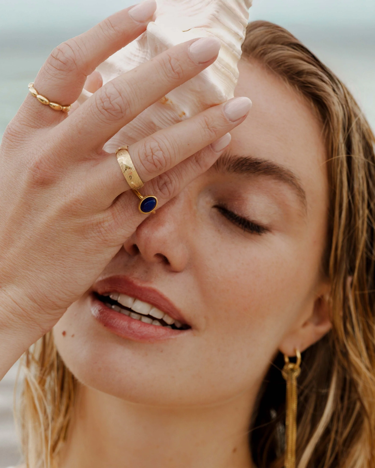 LUAMAYA Drop in the Ocean Ring