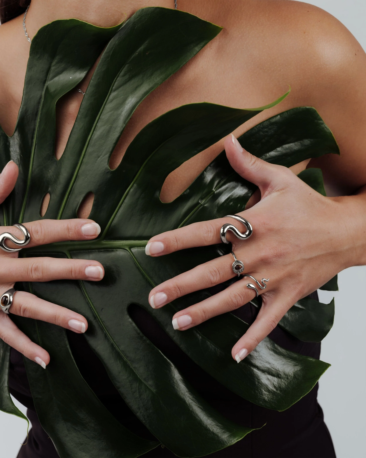 LUAMAYA Coiled Ring Silber