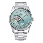 Orient Small Seconds Semi Skeleton Stahl Türkis RA-AR0009L