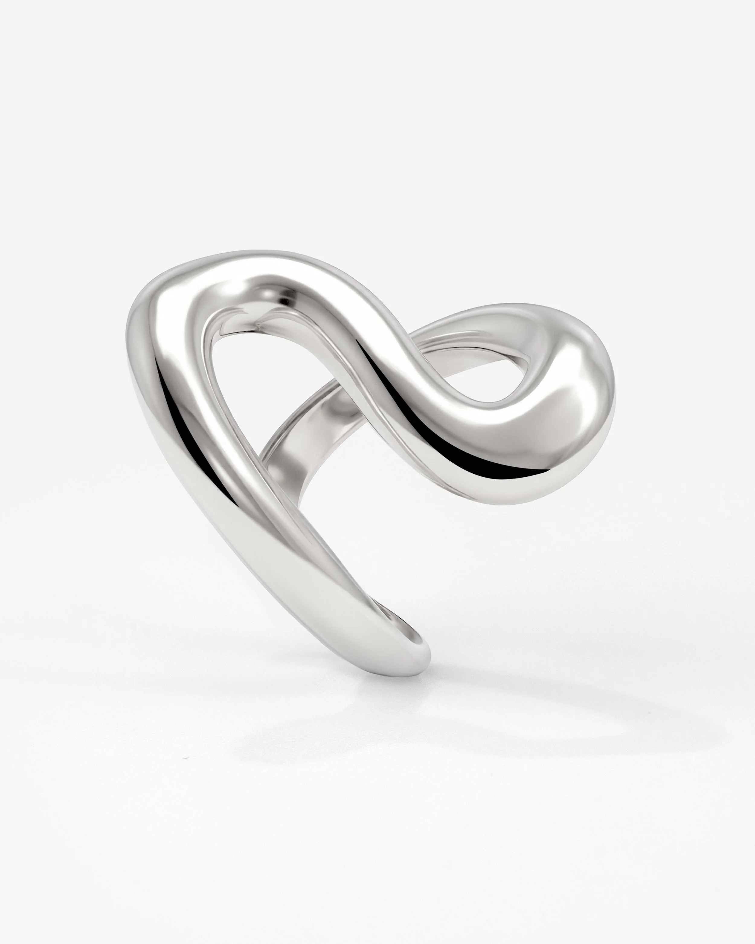 LUAMAYA Coiled Ring Silber