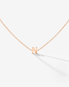 LUAMAYA Tiny Letter Necklace