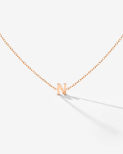 LUAMAYA Tiny Letter Necklace