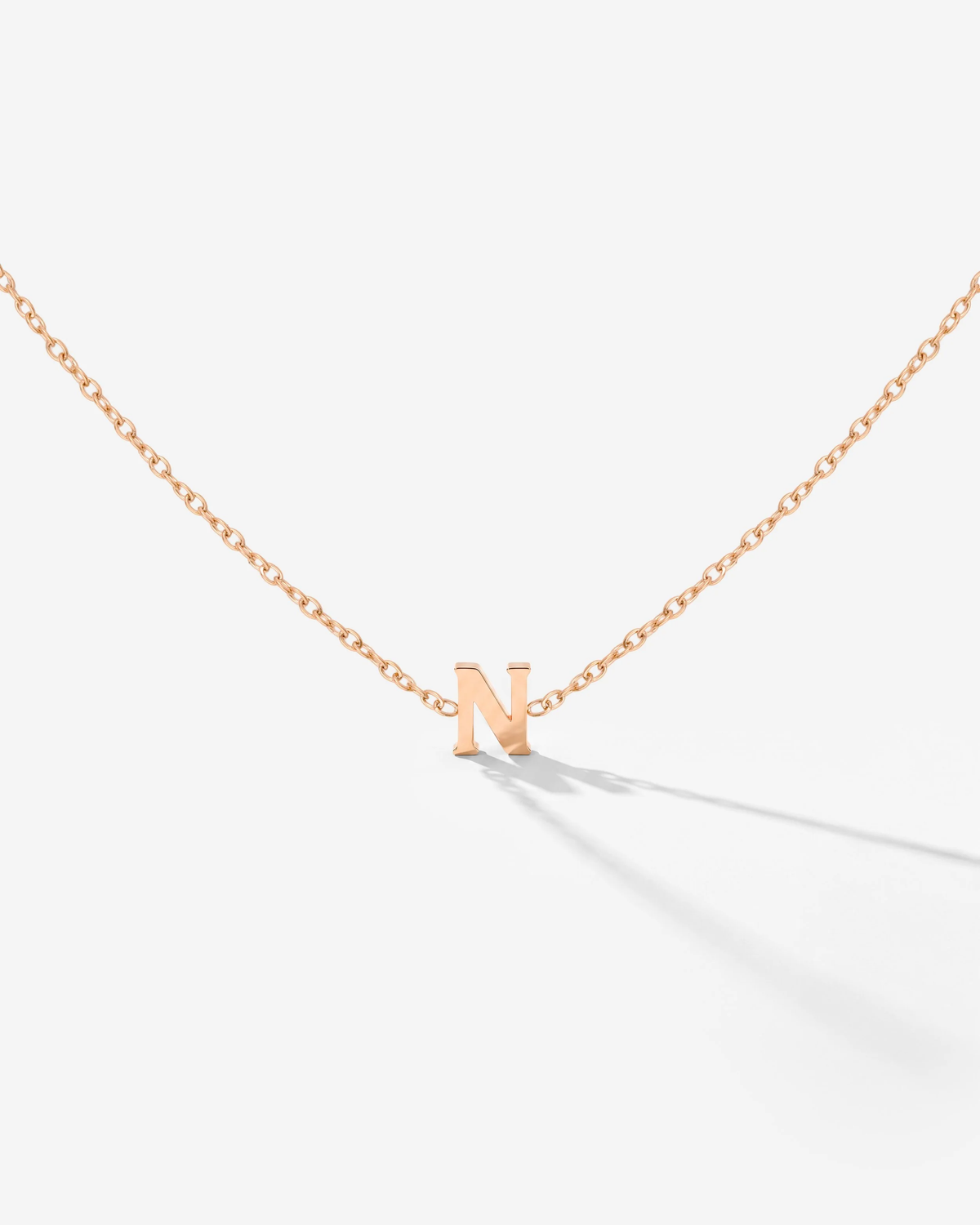 LUAMAYA Tiny Letter Necklace